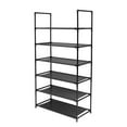 thumbnail image 4 of Ktaxon 6/8/10 Tiers Stackable Shoe Rack Shoe Shelf Space Saving 18 Pairs Closet Storage Organizer for Entryway Bedroom Black, 4 of 6