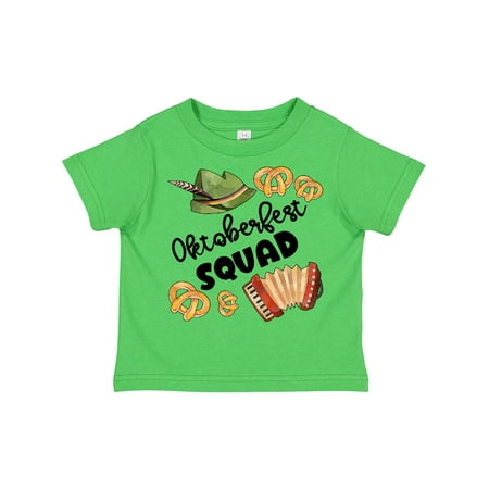 

Inktastic Oktoberfest Squad Hat Accordion Pretzels Gift Toddler Boy or Toddler Girl T-Shirt