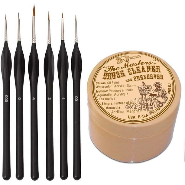 General Pencil Masters Brush Cleaner & Preserver and Pixiss Small Paint
