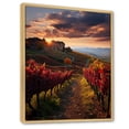 thumbnail image 2 of Designart "Scenic curious Vineyard I" Landscape & Nature Floater Framed Canvas Art Print, 2 of 7