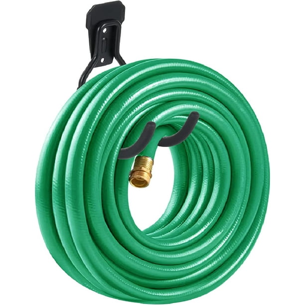 Garden Hose Holder Wall Mount.Heavy Duty Water Hose Hanger Solid Iron