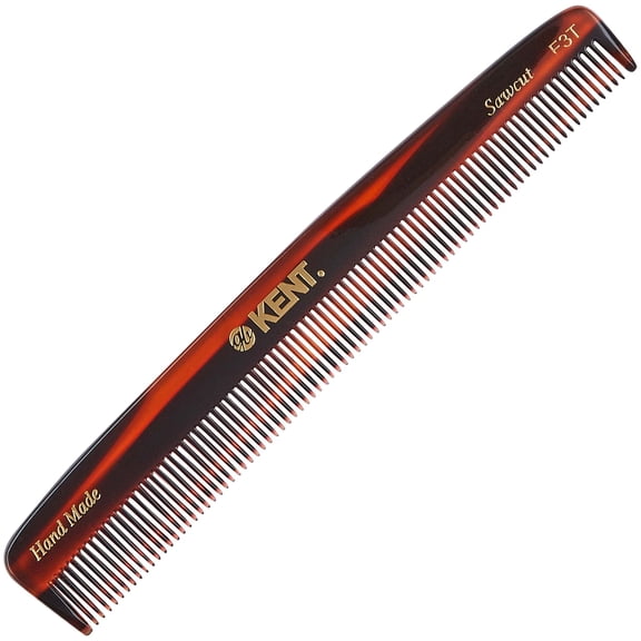 Kent F3T Fine Tooth Comb for Hair Care, Parting Comb Combs for Men and Combs for Women, Dandruff Hair Comb, Kent Mens Combs for Hair Fine Teeth Comb Hair Comb