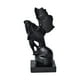 thumbnail image 3 of Escultura de pareja besándose, figura de amor, adorno de cumpleaños, estatua de pareja besándose Negro, 3 of 9