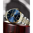 thumbnail image 6 of GUANQIN Men Automatic Mechanical Movement Stainless Steel Business Wrist Watch Sapphire Crystal Waterproof Self-Winding Clock Day Date, 6 of 6