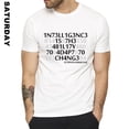thumbnail image 5 of Camiseta divertida con diseño de inteligencia y citas formales de Stephen Hawking para hombres y mujeres, camiseta premium gráfica unisex para hombre, 5 of 5