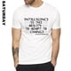 thumbnail image 5 of Camiseta divertida con diseño de inteligencia y citas formales de Stephen Hawking para hombres y mujeres, camiseta premium gráfica unisex para hombre, 5 of 5