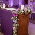 thumbnail image 5 of Enredadera de peonías, flores artificiales, pétalos de seda realistas, diseño flexible, plástico duradero, para el hogar, bodas, fiestas de cumpleaños y decoración de temporada, 5 of 5