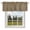 Brown, variant on Curtain Valances for Kitchen Windows,Rod Pocket Short Valance Sky Blue Solid Color Small Window Treatment for Living Room Bedroom,42" x 12"