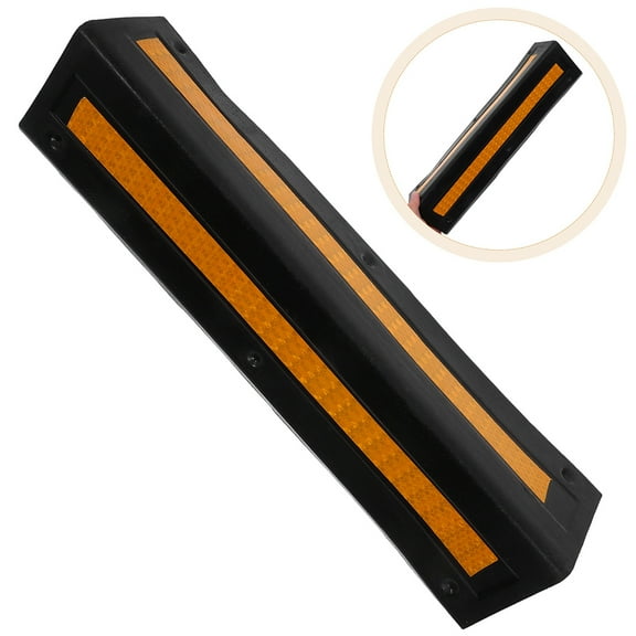 UPKOCH Rubber Speed Bumps Guards Protect Vehicles In High Traffic Areas 1Set