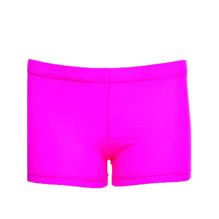 Lexi-Luu - Lexi Luu Little Girls Neon Pink Solid Color Basic Booty ...