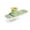 Green, variant on Mini Garlic Slicer Multi-Functional Mandoline Slicer Veggie Garlic Ginger Grinder Vegetable Mandoline Cutter with Container,Green