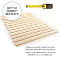 Modern Sleep Maximum HeavyDuty Bed Slats Attached Wood Bed Support