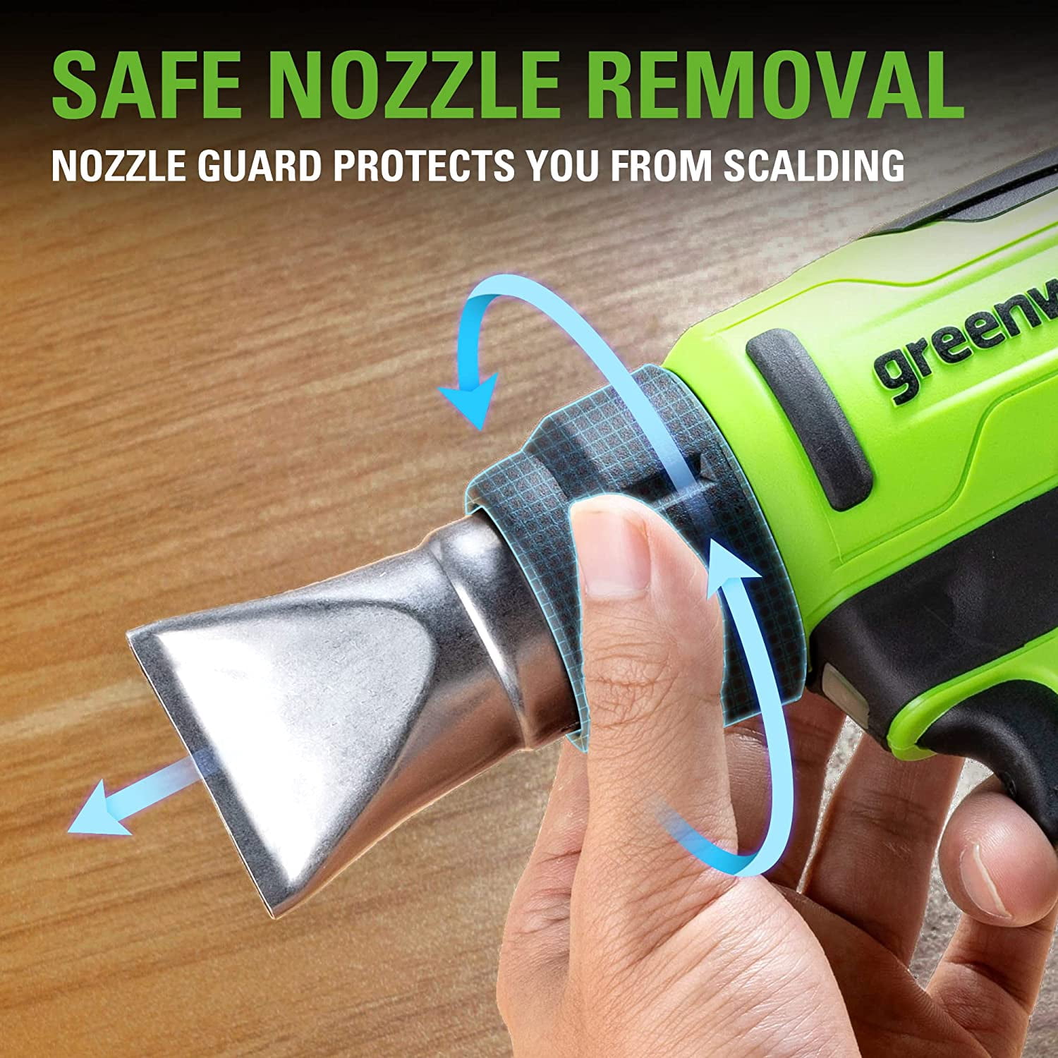 Greenworks 24V Cordless Heat Gun Kit, 4.0Ah Battery & Charger