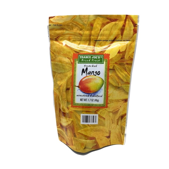 Trader Joe's Freeze Dried Mango, 1.7 oz, Pack of 1