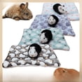 thumbnail image 1 of Almohadilla de algodón de vellón de cordero para mascotas, nido de algodón, conejo, Totoro, hámster, cerdo holandés, nido cálido y grueso, alfombrilla para hámster, 1 of 5