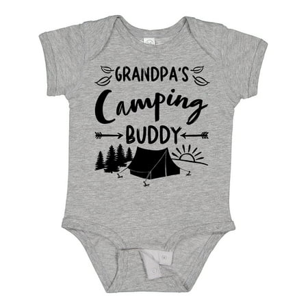 

Inktastic Grandpas Camping Buddy Gift Baby Boy or Baby Girl Bodysuit