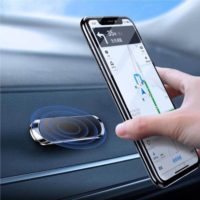 Langgg Magnetic Mobile Phone Holder Long Strip Car Mount Car Navigation Magnetic Bracket for Kitchen Bedside Table Desk