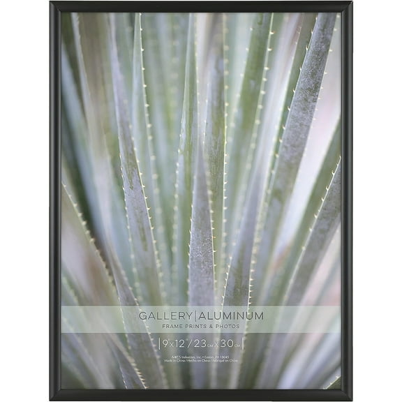 Classic Black Aluminum POSTER 9x12 frame by MCS - 9x12