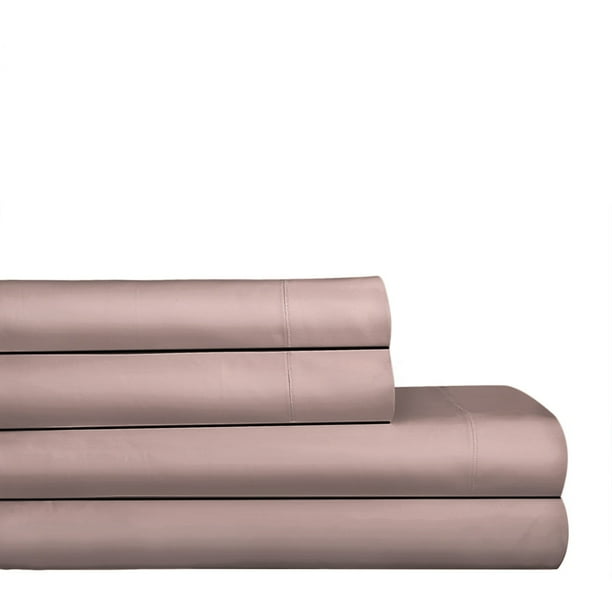 Auraa Comfort 600 TC 100 Pima Cotton 4 Pc Queen Sheet Set Walmart