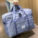 thumbnail image 5 of Bolsa de lona para gimnasio, neceser, equipaje de mano grande, bolsa de viaje para gimnasio, plegable, portátil, de poliéster impermeable, para oficina., 5 of 9