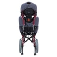 thumbnail image 4 of Silla de Ruedas P.C.I | Carriola PCI, Marco de Aluminio, Respaldo Reclinable, Cinturón de Seguridad, Color Rojo, Soporta hasta 75 Kg, 4 of 9