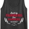 thumbnail image 3 of Case IH Built By Farmers For Farmers - Women's Racerback Tank Top, 3 of 6