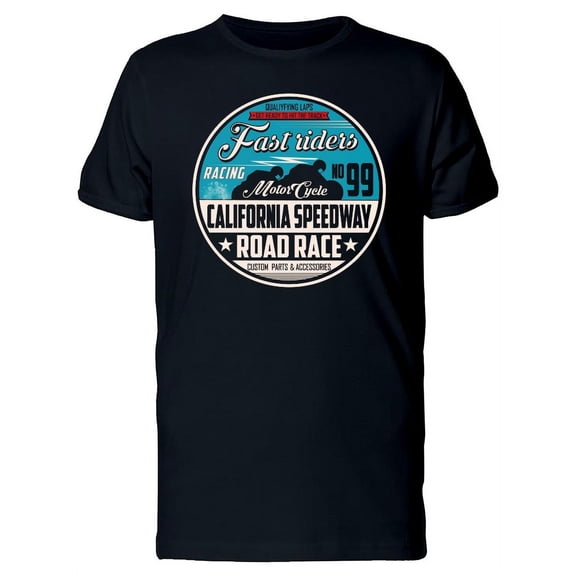 Motorcycles California Speedway T-Shirt Men -Image by Shutterstock, Male XX-Large