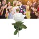 thumbnail image 5 of Rosa de Simulació, Ramo de Rosas Rojas Artificiales Realistas para decoración del Hogar, Bodas, Banquetes, Flores de Seda Vibrantes y Duraderas, decoración perfecta para la la la la, 5 of 8