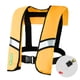 thumbnail image 1 of Chaleco salvavidas inflable para adultos con reflectores - Inflado manual (amarillo, sin cilindro de CO2), 1 of 6