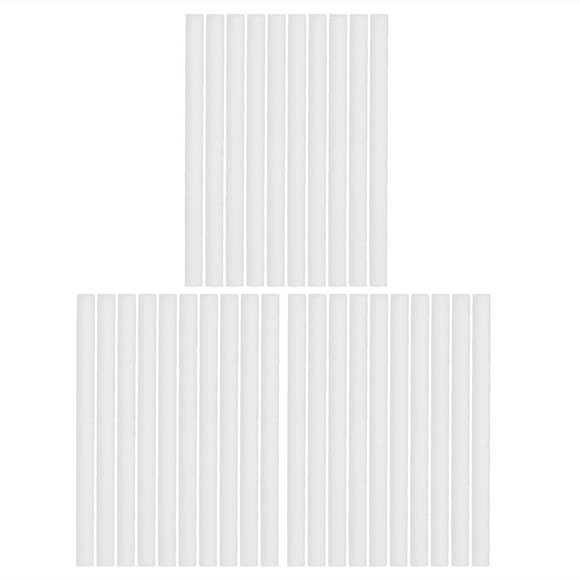 30 filtros absorbentes de hisopos de algodón para humidificador, difusor de aire y atomizador, 5 x 80 mm