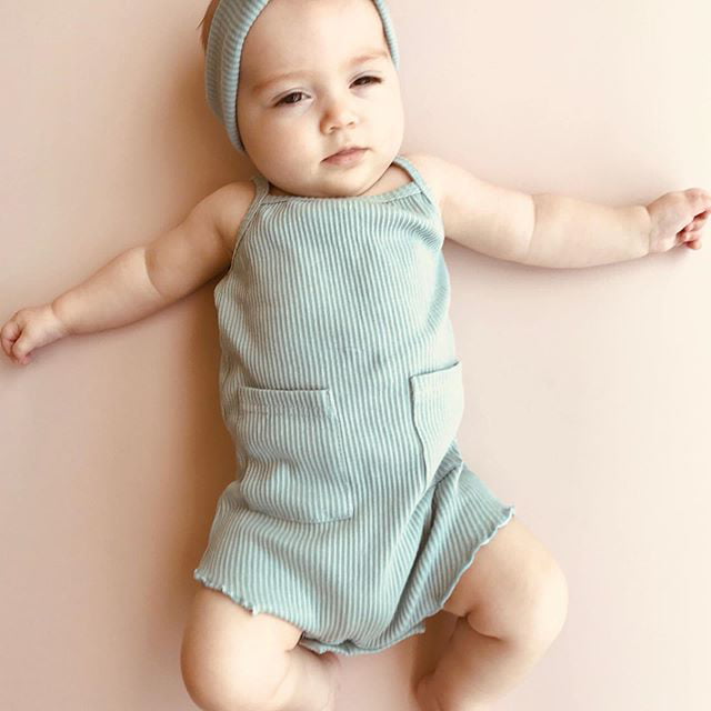 Newborn Baby Girls Knitted Romper Toddler Pocket Jumpsuit Clothes Romper Outfit 