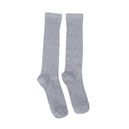 

Binpure Female Cotton Stocking Solid Color Long Tube Socks Loose Socks