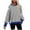 Blue Sweatshirt for Winter, variant on XPMWRP Women's Striped Casual Sweatshirts Oversized Crewneck Long Sleeve Pullover Top Fall Winter Outfits Fashion Clothes Blue XL