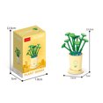 thumbnail image 1 of Amyove Creative Flower Building Blocks Simulation Bouquet Potted Building Bricks Toys For Home Decoration, 1 of 8