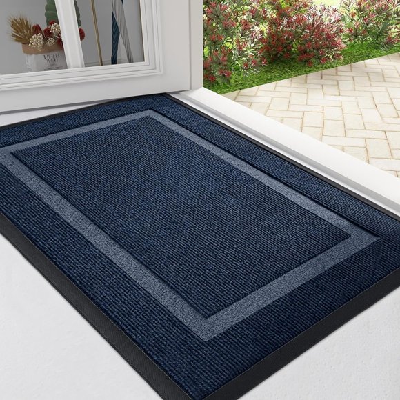 Arotive Tapis de Porte avant Extérieur Intérieur Entrée, Antidérapant Robuste en Caoutchouc Naturel, Durable et Résistant à la Décoloration, Facile à Nettoyer