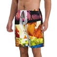 thumbnail image 2 of Outer Banks Poster Men's Beach Shorts Swim Trunks Casual Quick Dry Board Shorts Swimwear with Mesh Lined and Pockets, 2 of 8