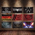 thumbnail image 2 of Bandera de banda de Rock Rammste de 3x5 pies, impresión Digital de poliéster, recuerdo musical, pancarta para Decoración, 2 of 3