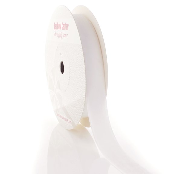 HBC 5/8" Velvet Ribbon 029 White 5 Yard