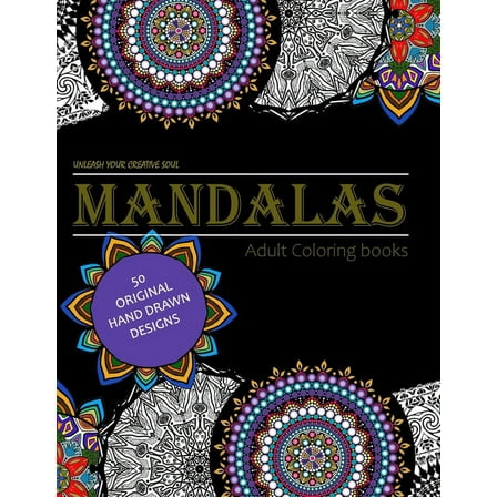 Adult Mandala Coloring Book: Adult Coloring Book for Relaxation/Mandala Coloring Book For Stress Relieving /Coloring Pages For Adults/Beautiful Patterns and Designs (Paperback)