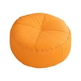 thumbnail image 1 of Cojín de suelo, cojines de tatami, redondo, cómodo, decorativo, de piel sintética, cojín para el suelo, cojín para patio, para yoga, sala de estar, naranja, 1 of 8