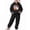 Black, variant on QSXADF Fall Winter Unisex Girls Boys Sweatsuit Set Graphic Long Sleeve Loose Halloween Hooded Sweatshirt 2 Piece Set Children Clothing Set