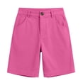 thumbnail image 3 of Teen Girls Pink Breathable Boys School Uniform Pants Girl Summer Clothes 15-16 Years, 3 of 7