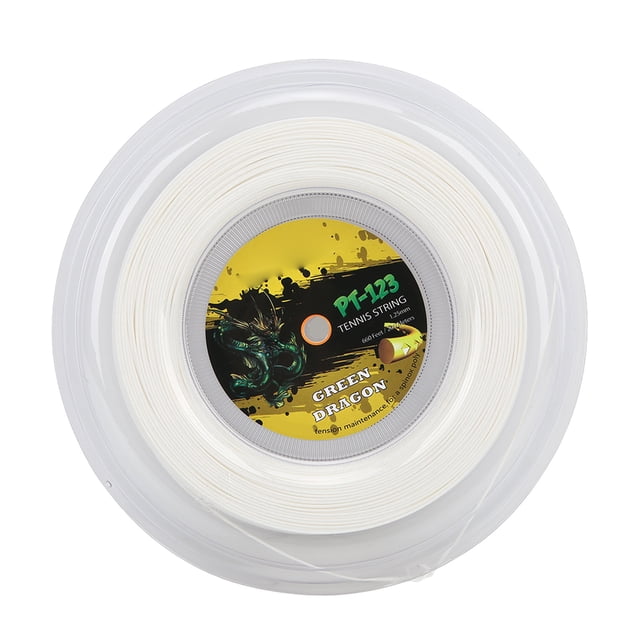 Cuerda de Tenis Nikou 200 m 1.25 mm Poliéster Tipo Rígido Blanco