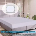 thumbnail image 6 of Yonrjhukm 4 Pcs Adjustable Bed Sheet Fasteners Suspenders, Elastic Sheet Band Straps Clips, Cover Grippers Suspenders Holder for Mattress Pad Cover, Sofa Cushion, 6 of 9