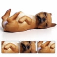 thumbnail image 1 of Harpily Décoration de Bureau Sculpture Décoration Chien Statue de Jardin Figurine d'Extérieur Réaliste Réaliste Résine Anglais Britannique Artisanat Objets de Collection Cadeau pour Amateur de Chiens Ornement de Patio Cour Intérieure Maison, 1 of 4
