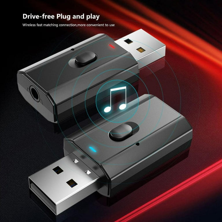 Bluetooth 5.0 Audio Transmitter Receiver Stereo 3.5mm AUX Jack RCA USB  Dongle Music Wireless Adapter For Car kit PC TV Headphone
