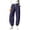 *Navy, variant on ClodeEU Women's Polka Dot Print Drawstring High Waist Jogger Pants,Casual Tapered Ankle Sweatpants with Pockets ,Women's Plus L