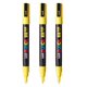 thumbnail image 1 of Marcadores de pintura posca PC-3M amarillo punta fina pack de 3, 1 of 1