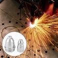 thumbnail image 1 of FLAMEEN Cutter Torch Nozzle,10Pcs Electrode Tip + 10Pcs Cutter Torch Nozzle P80 Plasma Cutting Consumable 1.5mm,Plasma Nozzle, 1 of 8
