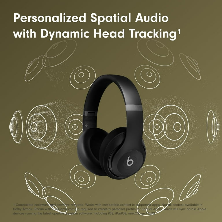 Restored Beats Studio Pro Wireless Headphones - Black (Refurbished